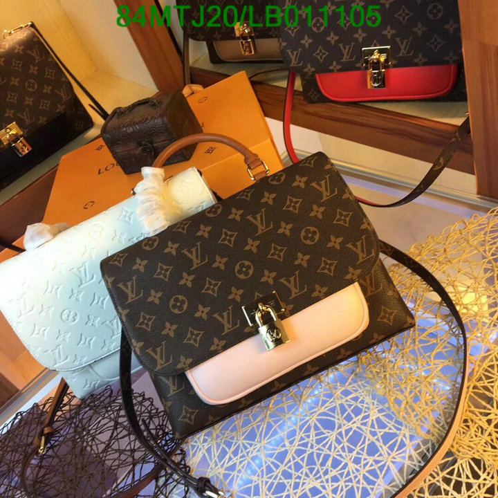 LV Bags-(4A)-Handbag Collection-,Code: LB011105,$: 84USD