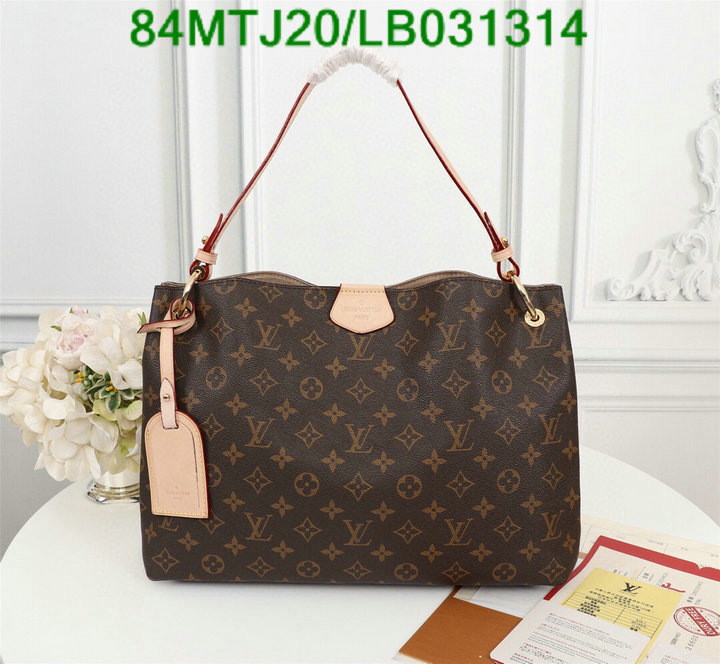 LV Bags-(4A)-Handbag Collection-,Code: LB031314,$: 84USD