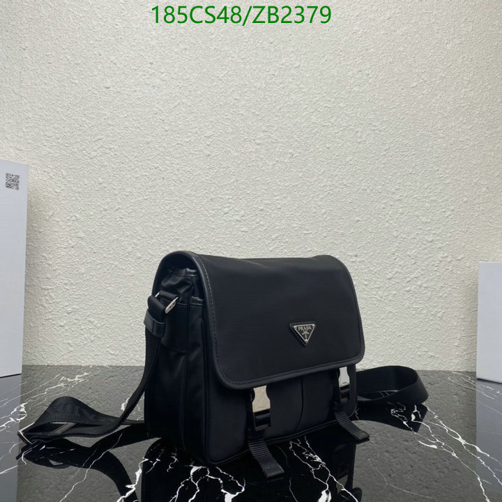 Prada Bag-(Mirror)-Diagonal-,Code: ZB2379,$: 185USD
