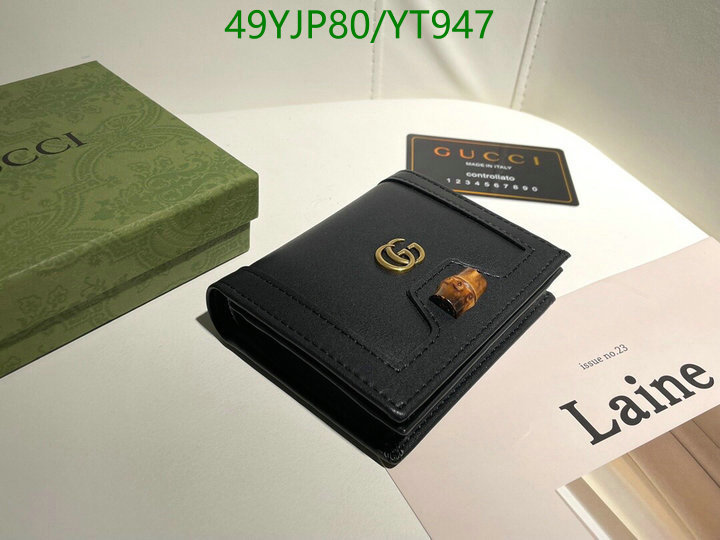 Gucci Bag-(4A)-Wallet-,Code: YT947,$: 49USD