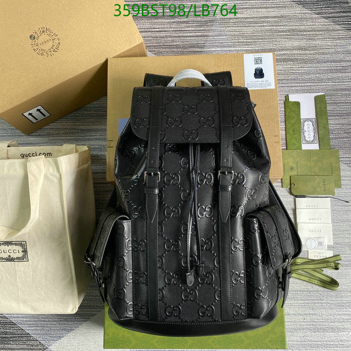 Gucci Bag-(Mirror)-Backpack-,Code: LB764,$: 359USD