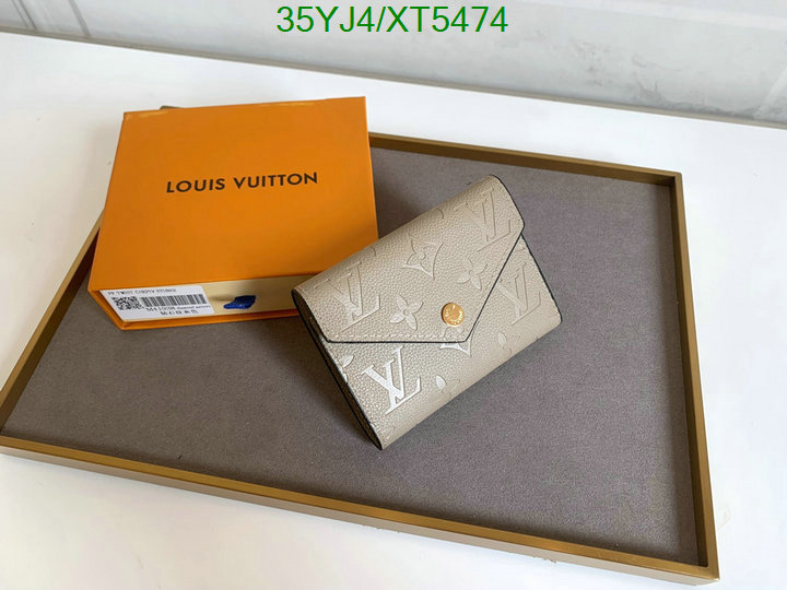 LV Bags-(4A)-Wallet-,Code: XT5474,$: 35USD