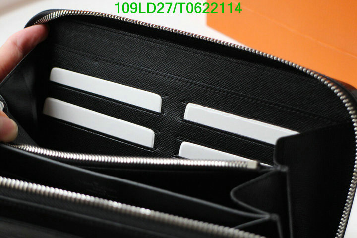 LV Bags-(Mirror)-Wallet-,Code: T0622114,$: 109USD