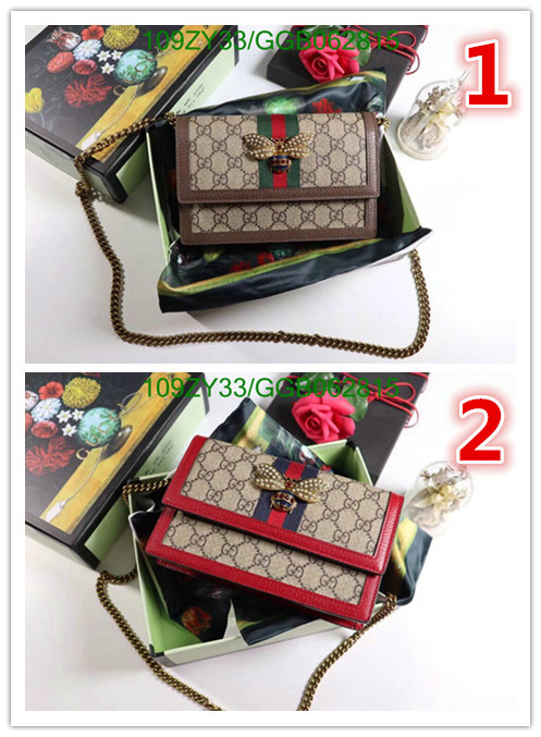 Gucci Bag-(Mirror)-Diagonal-,Code: GGB062815,$: 109USD