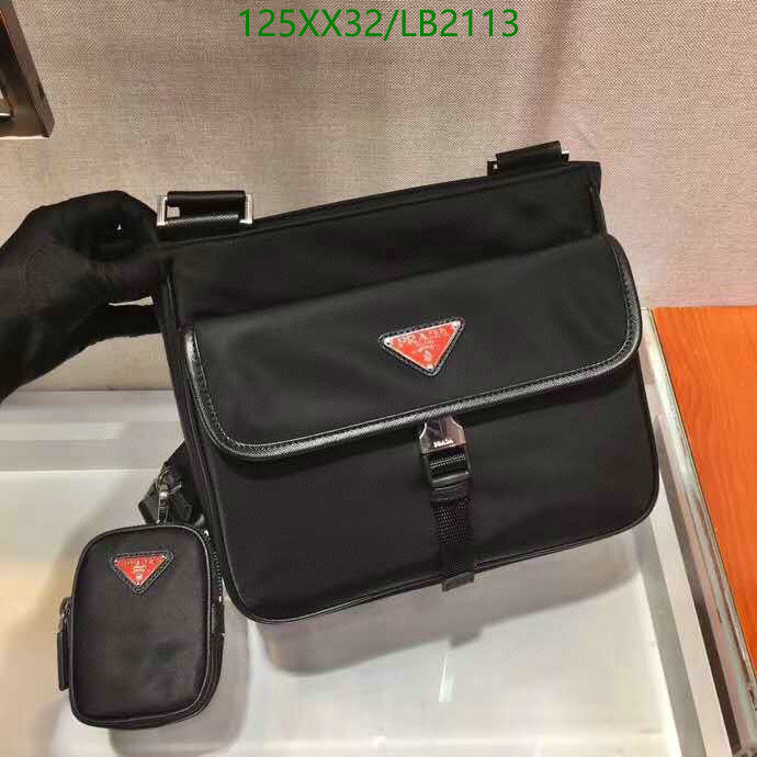 Prada Bag-(Mirror)-Diagonal-,Code: LB2113,$: 125USD