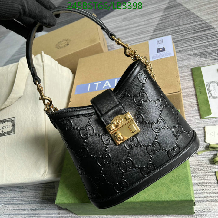 Gucci Bag-(Mirror)-Handbag-,Code: LB3398,$: 245USD