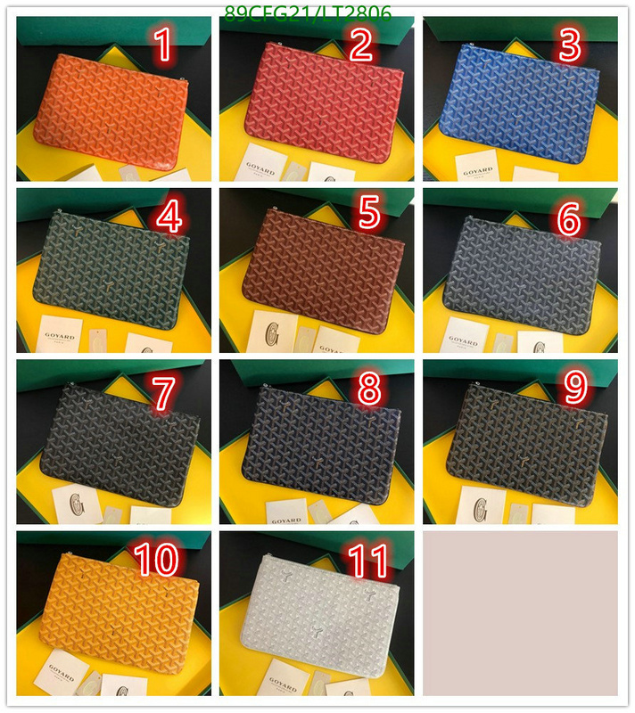 Goyard Bag-(Mirror)-Wallet-,Code: LT2806,$: 89USD