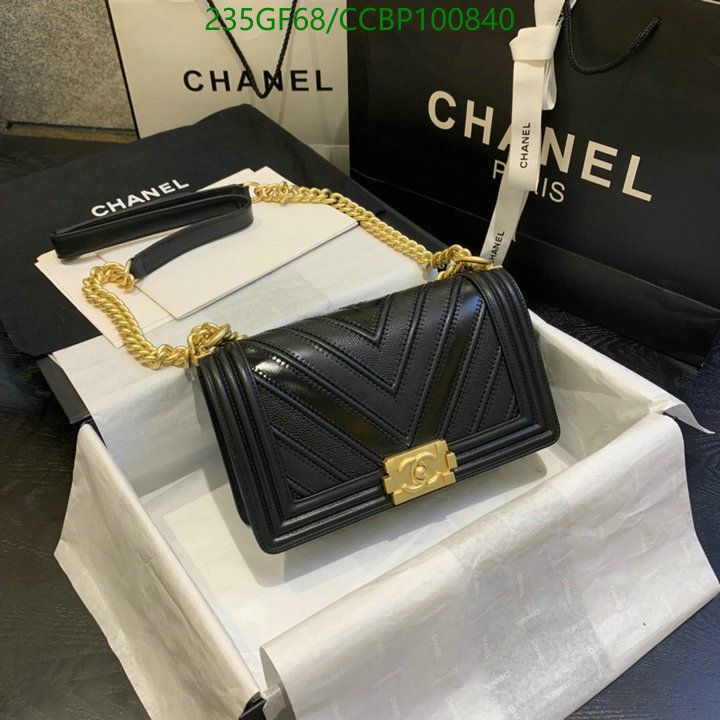 Chanel Bags -(Mirror)-Le Boy,Code: CCBP100840,$: 235USD