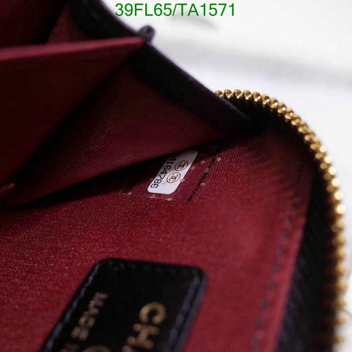 Chanel Bags ( 4A )-Wallet-,Code: TA1571,$: 39USD