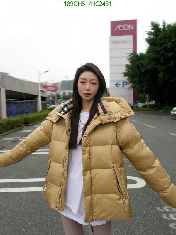 Down jacket Women-Burberry, Code: HC2431,$: 189USD