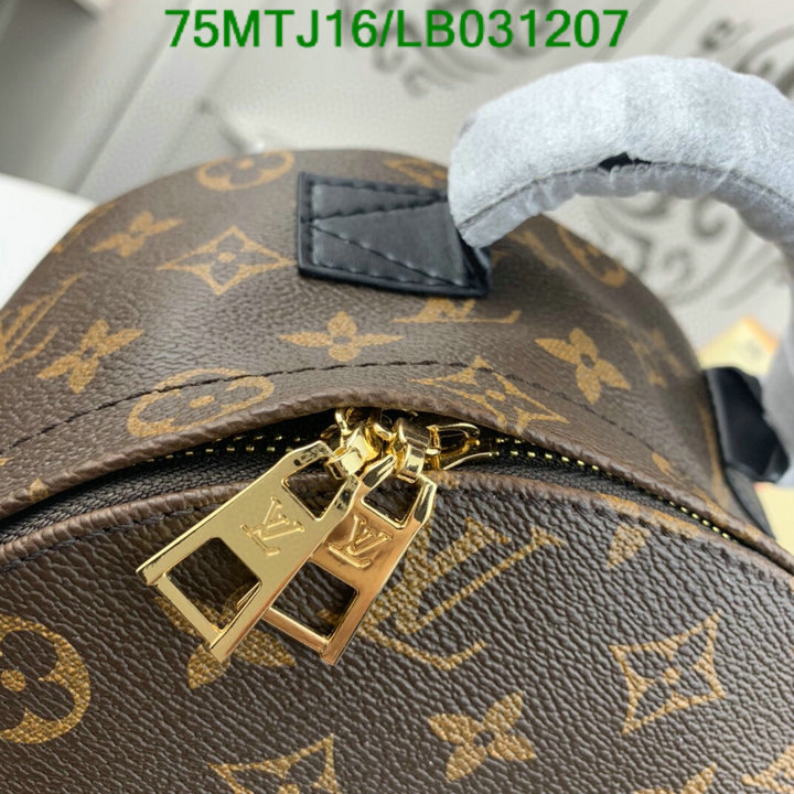 LV Bags-(4A)-Backpack-,Code: LB031207,$: 75USD
