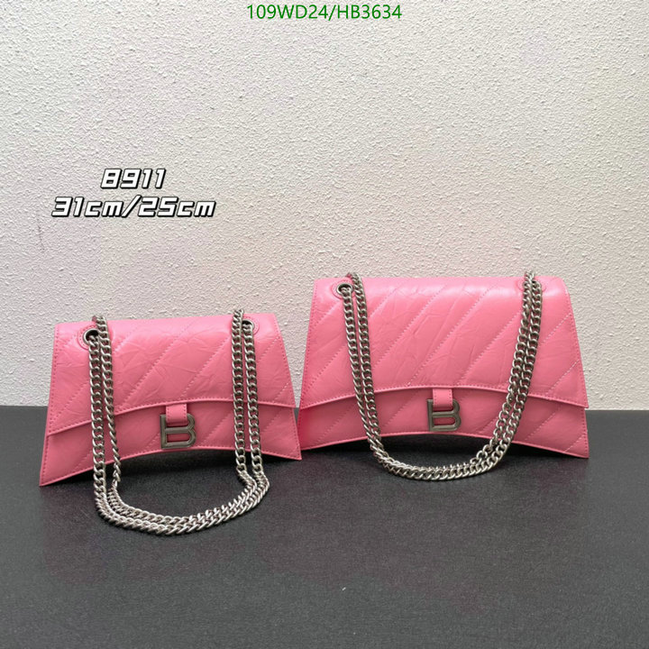 Balenciaga Bag-(4A)-Other Styles-,Code: HB3634,