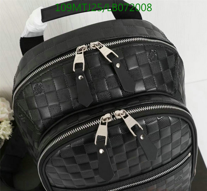 LV Bags-(4A)-Backpack-,Code: LB072008,$:109USD