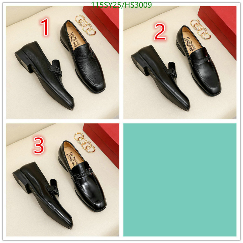 Men shoes-Ferragamo, Code: HS3009,$: 115USD