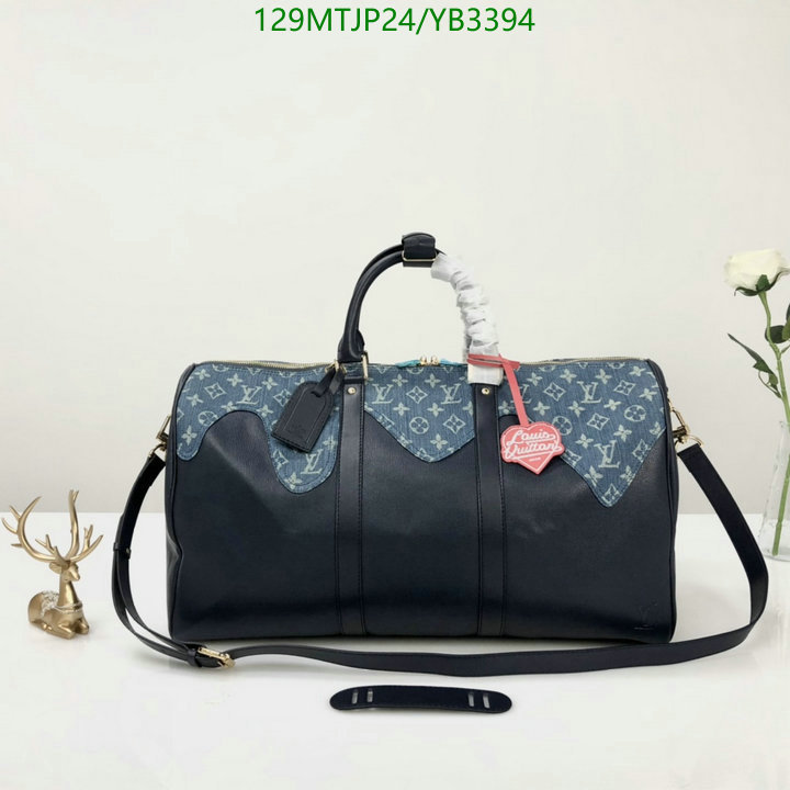 LV Bags-(4A)-Keepall BandouliRe 45-50-,Code: YB3394,$: 129USD