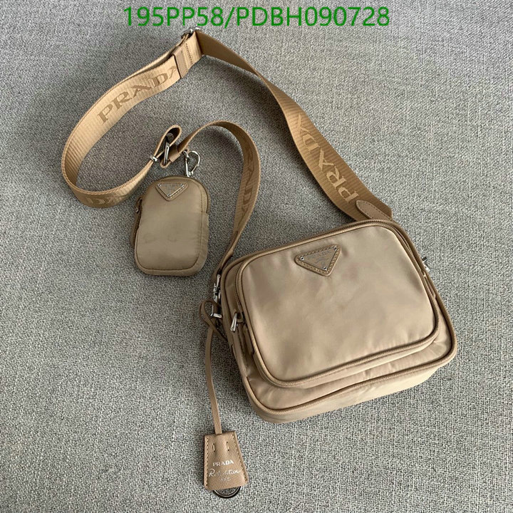 Prada Bag-(Mirror)-Diagonal-,Code:PDBH090728,$:195USD