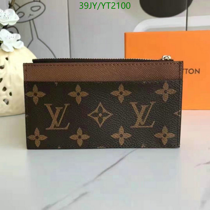 LV Bags-(4A)-Wallet-,Code: YT2100,$: 39USD