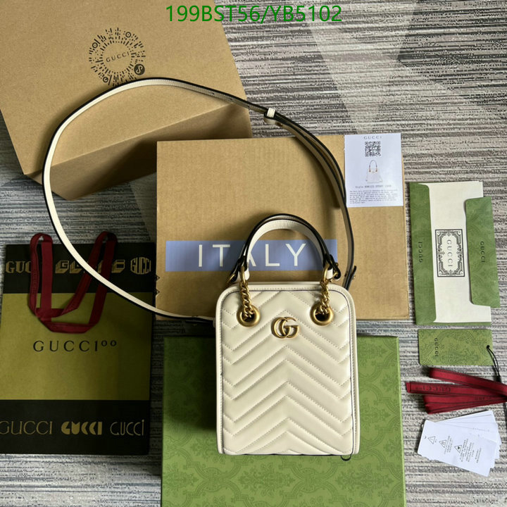 Gucci Bag-(Mirror)-Marmont,Code: YB5102,$: 199USD