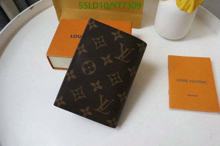 LV Bags-(Mirror)-Wallet-,Code: YT7309,$: 55USD
