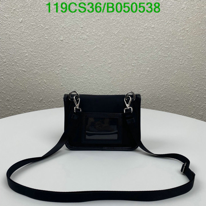 Prada Bag-(Mirror)-Diagonal-,Code: B050538,$: 119USD