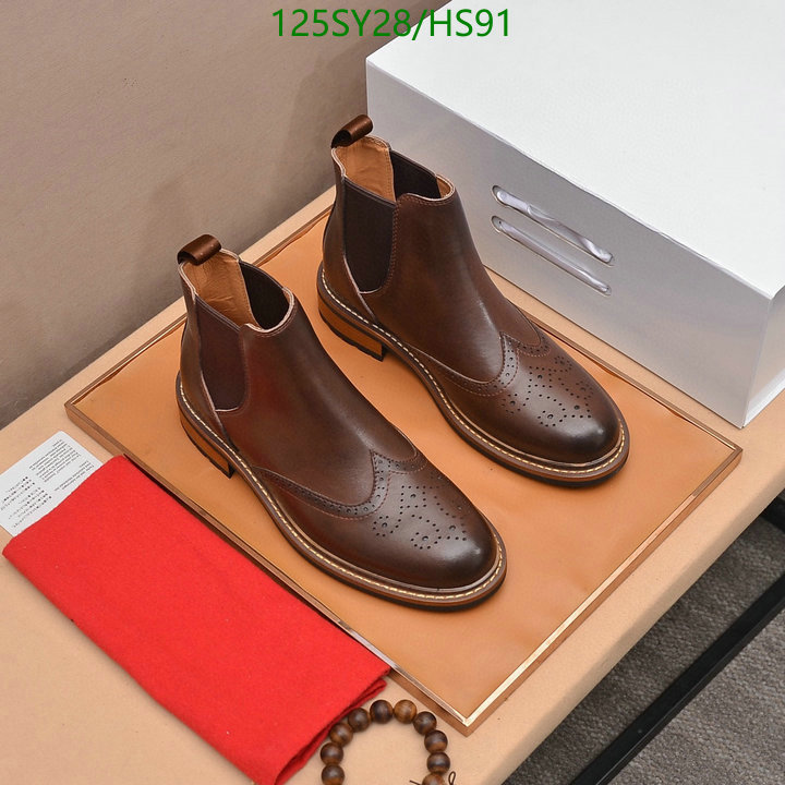 Men shoes-Boots, Code: HS91,$: 125USD