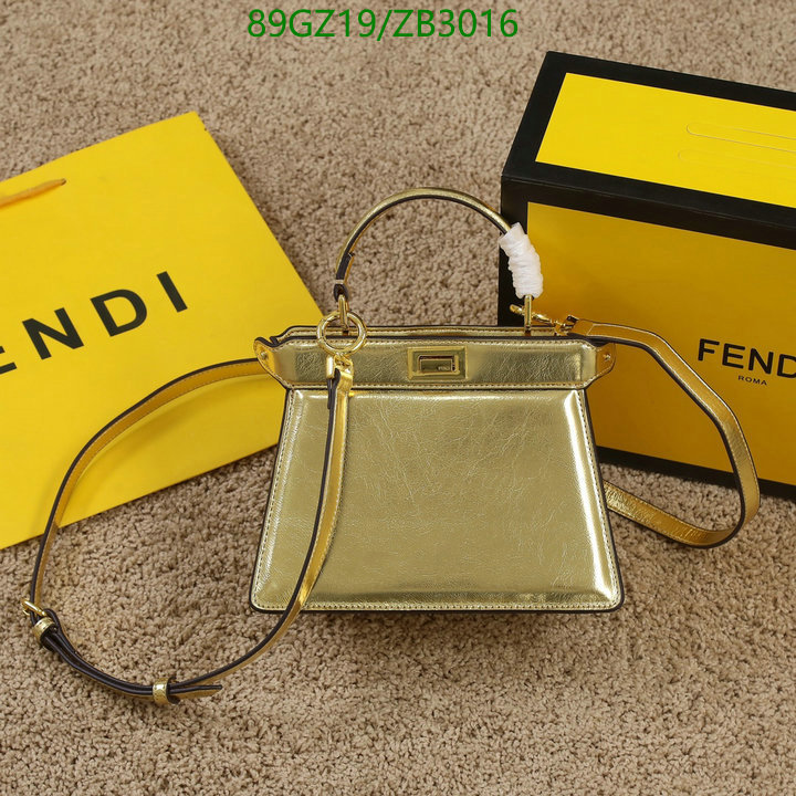 Fendi Bag-(4A)-Diagonal-,Code: ZB3016,$: 89USD