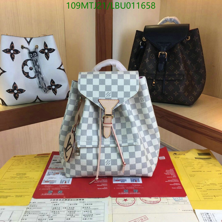 LV Bags-(4A)-Backpack-,Code: LBU011658,$: 109USD