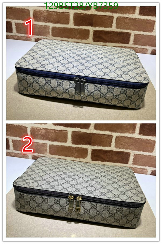 Gucci Bag-(Mirror)-Makeup bag-,Code: YB7359,$: 129USD