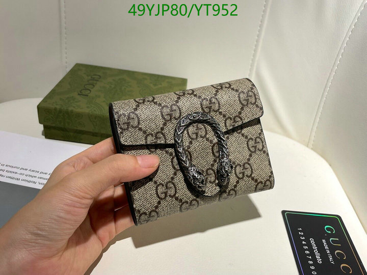 Gucci Bag-(4A)-Wallet-,Code: YT952,$: 49USD