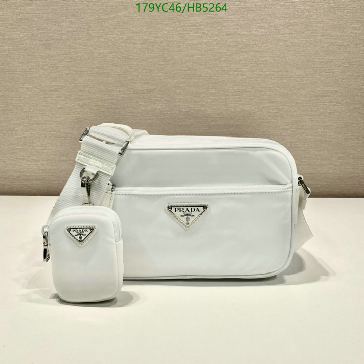 Prada Bag-(Mirror)-Diagonal-,Code: HB5264,$: 179USD