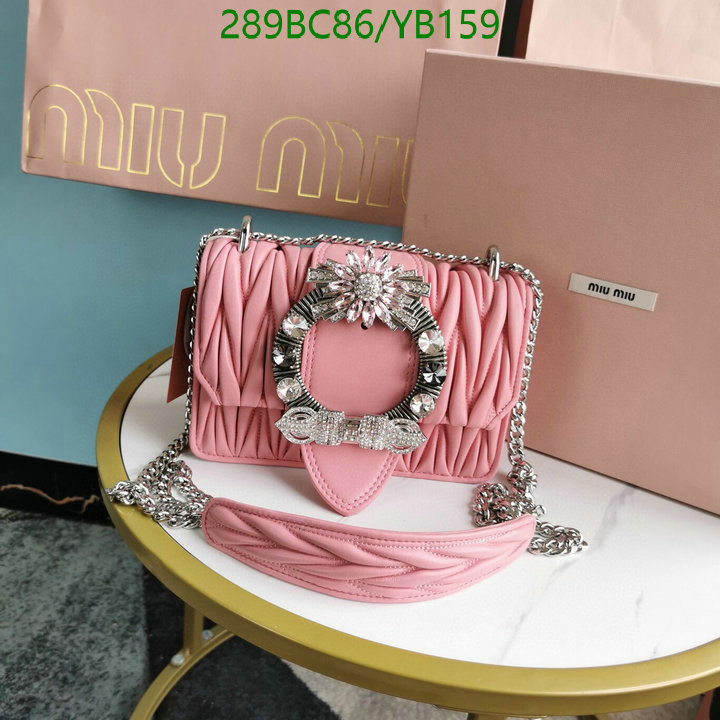 Miu Miu Bag-(Mirror)-Diagonal-,Code: YB159,$: 289USD