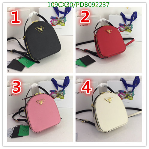 Prada Bag-(4A)-Backpack-,Code: PDB092237,$:109USD