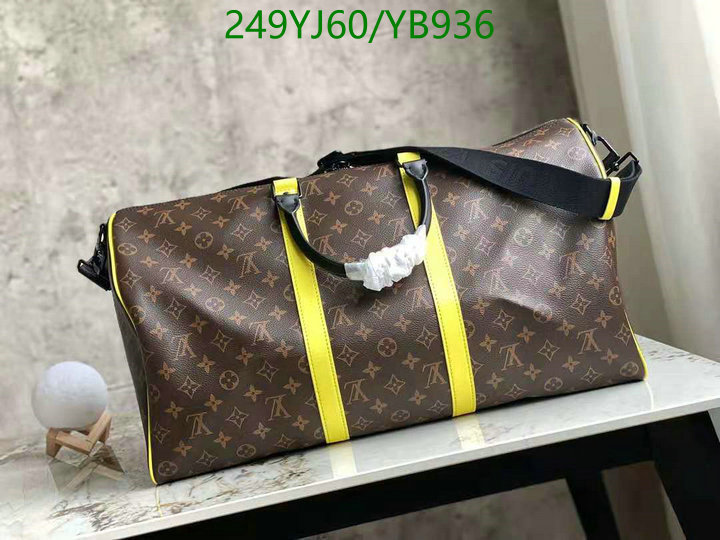 LV Bags-(Mirror)-Keepall BandouliRe 45-50-,Code: YB936,$: 249USD