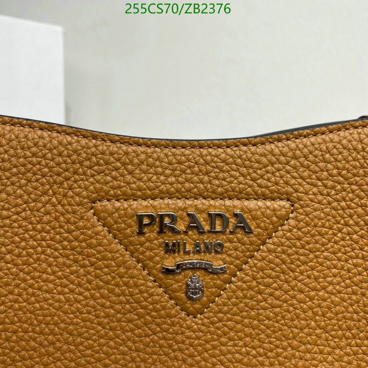 Prada Bag-(Mirror)-Diagonal-,Code: ZB2376,$: 255USD