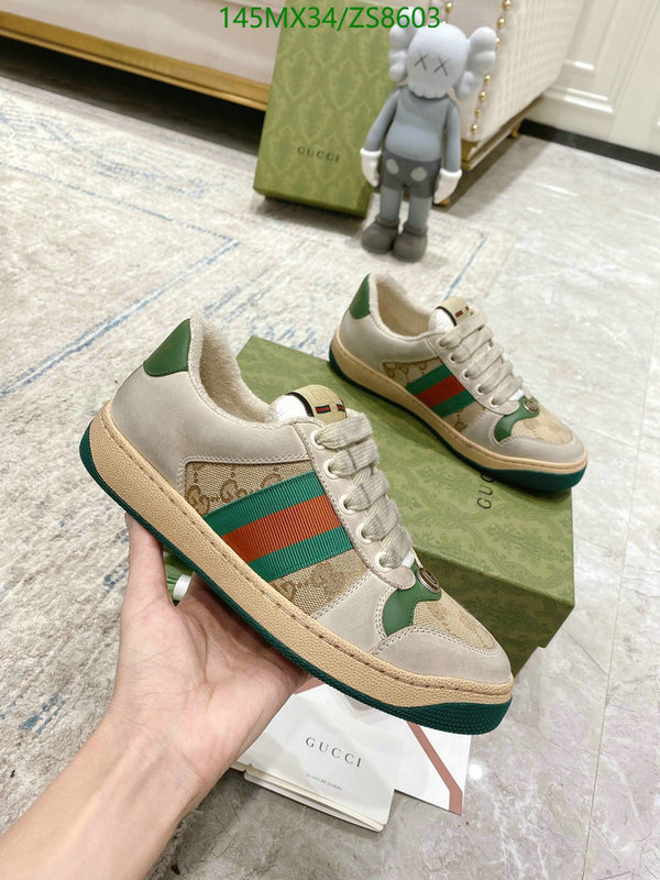 Men shoes-Gucci, Code: ZS8603,$: 145USD