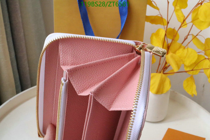 LV Bags-(Mirror)-Wallet-,Code: ZT6581,$: 119USD