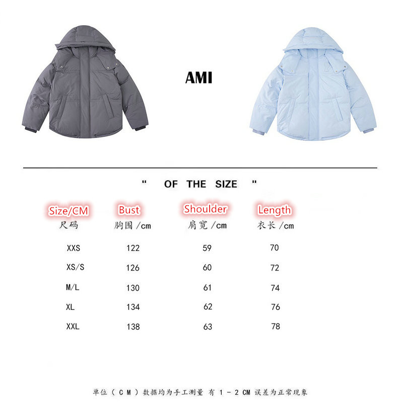 Down jacket Women-AMI, Code: HC1405,$: 195USD