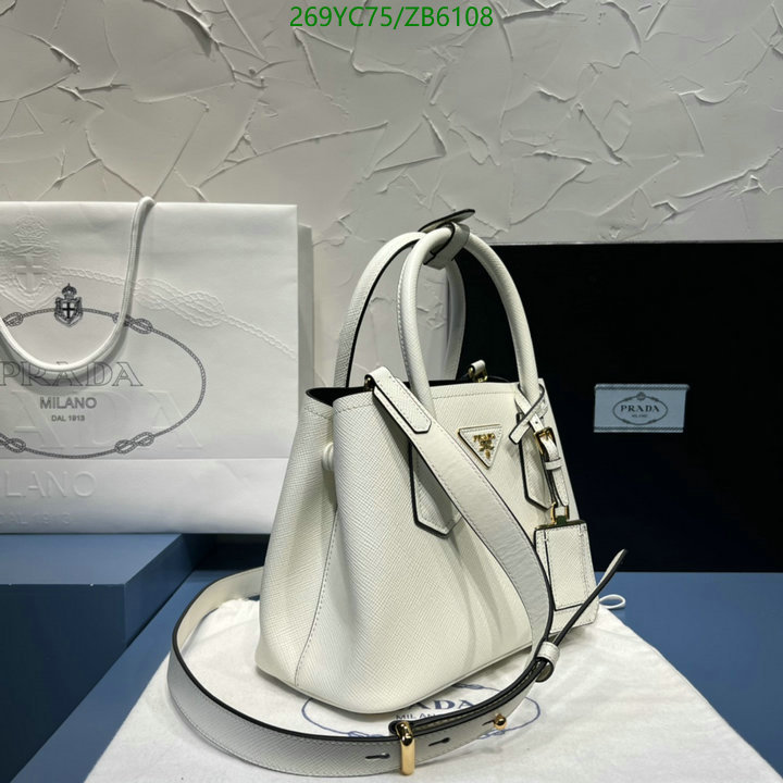 Prada Bag-(Mirror)-Handbag-,Code: ZB6108,$: 269USD