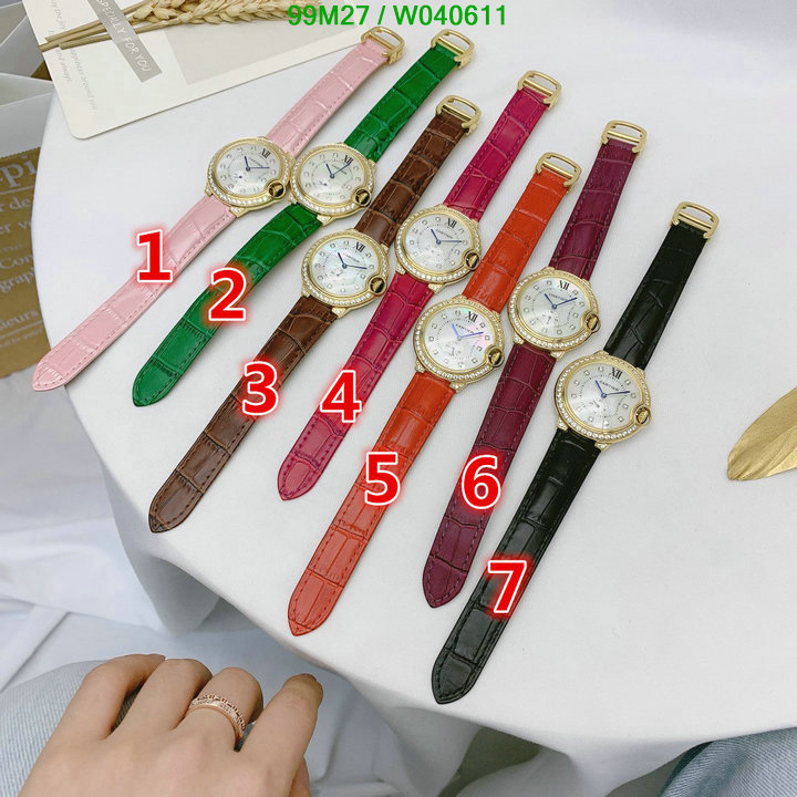 Watch-4A Quality-Cartier, Code: W040611,$: 99USD