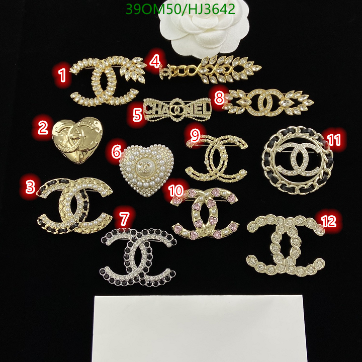 Jewelry-Chanel,Code: HJ3642,$: 39USD