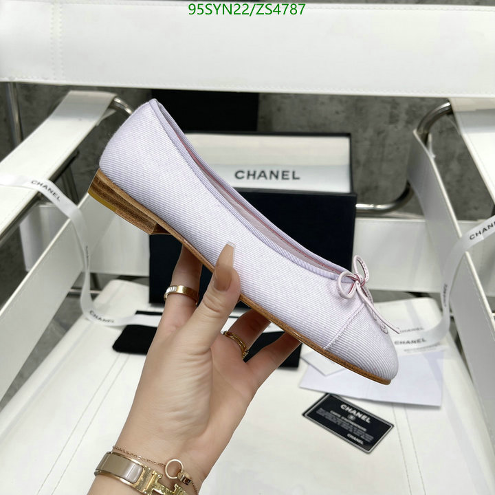 Chanel-Ballet Shoes,Code: ZS4787,$: 95USD