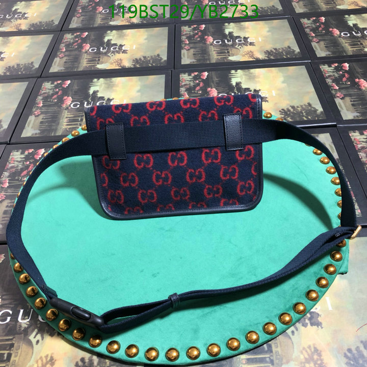 Gucci Bag-(Mirror)-Diagonal-,Code: YB2733,$: 119USD