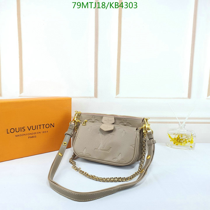 LV Bags-(4A)-New Wave Multi-Pochette-,Code: KB4303,$: 79USD