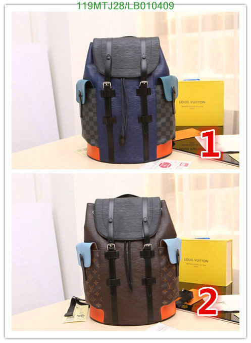 LV Bags-(4A)-Backpack-,Code: LB010409,$:149USD