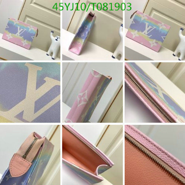 LV Bags-(4A)-Wallet-,Code: T081903,$: 45USD