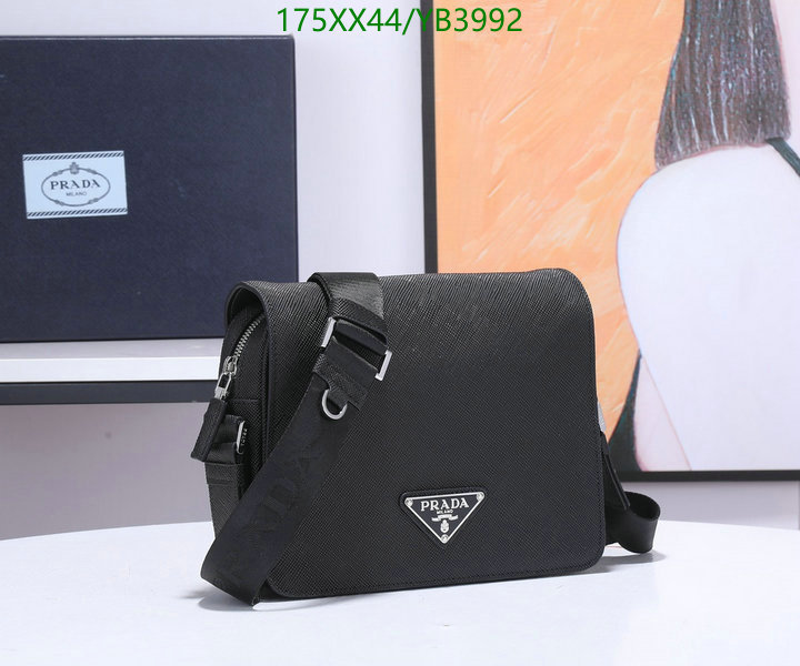 Prada Bag-(Mirror)-Diagonal-,Code: YB3992,$: 175USD