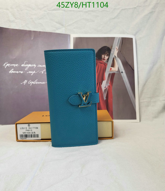 LV Bags-(4A)-Wallet-,Code: HT1104,$: 45USD