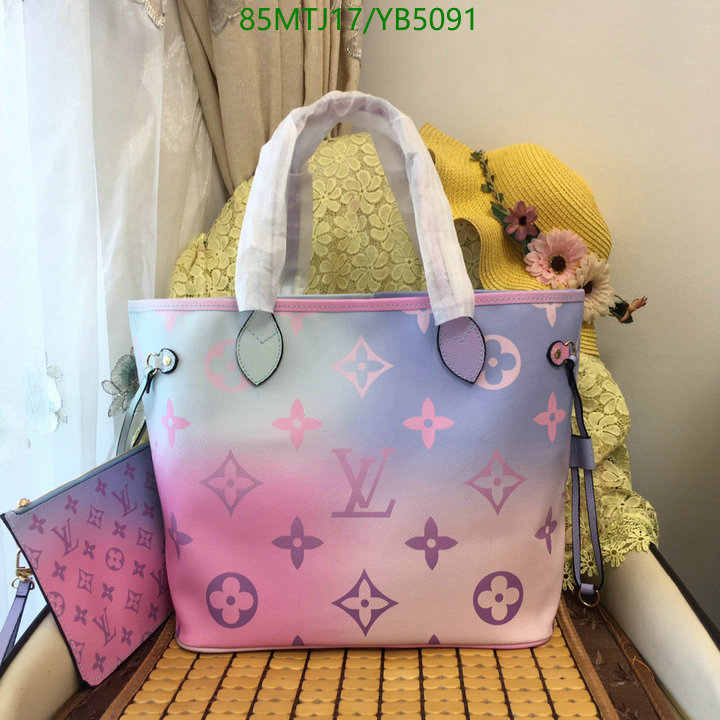 LV Bags-(4A)-Neverfull-,Code: YB5091,$: 85USD