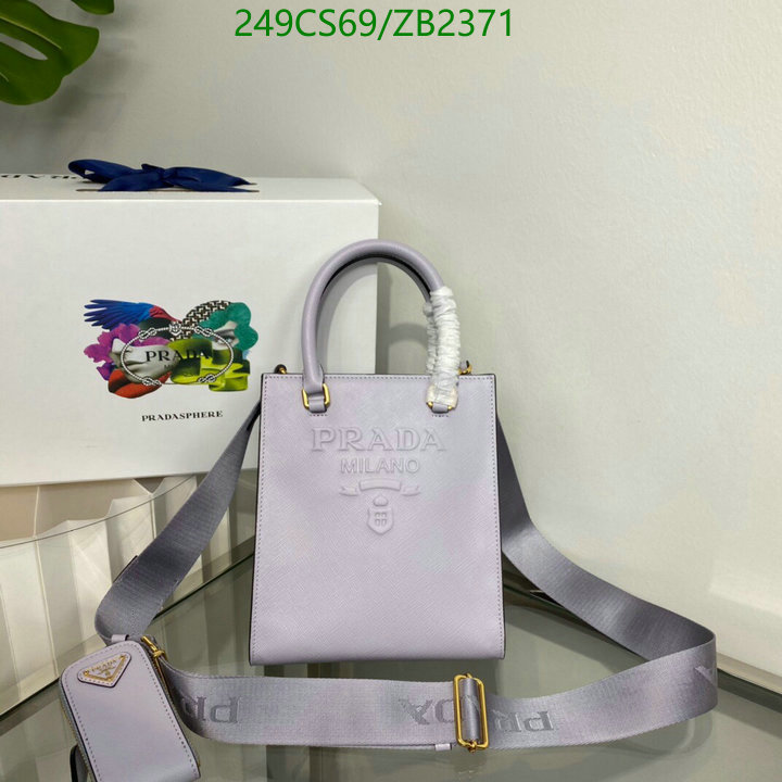 Prada Bag-(Mirror)-Diagonal-,Code: ZB2371,$: 249USD