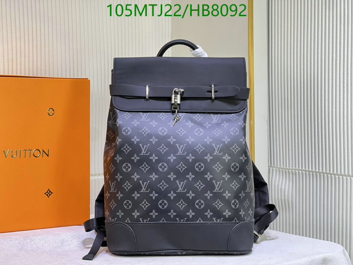 LV Bags-(4A)-Backpack-,Code: HB8092,$: 105USD